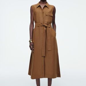 COS Sleeveless Utility Midi Dress